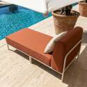 Chaiselongue für ein modulares Outdoor-Sofa