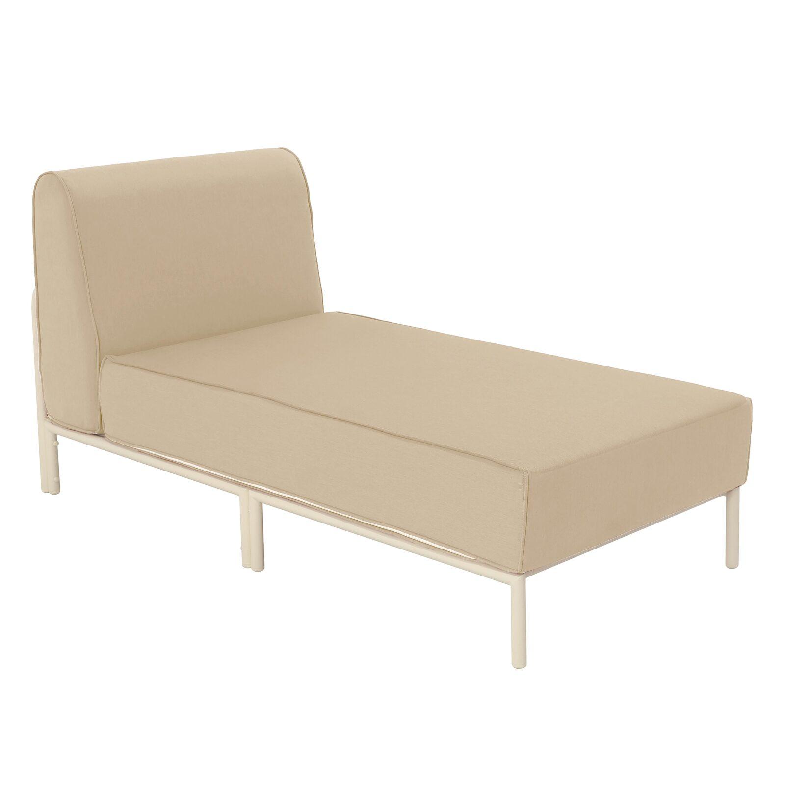 Chaiselongue für ein modulares Outdoor-Sofa