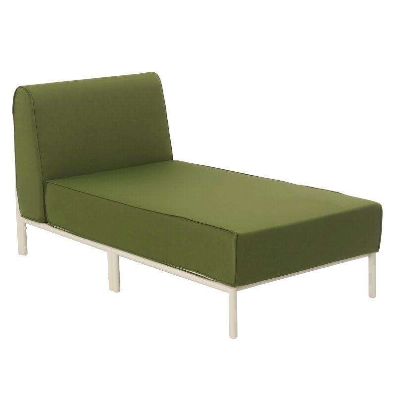 Chaiselongue für ein modulares Outdoor-Sofa