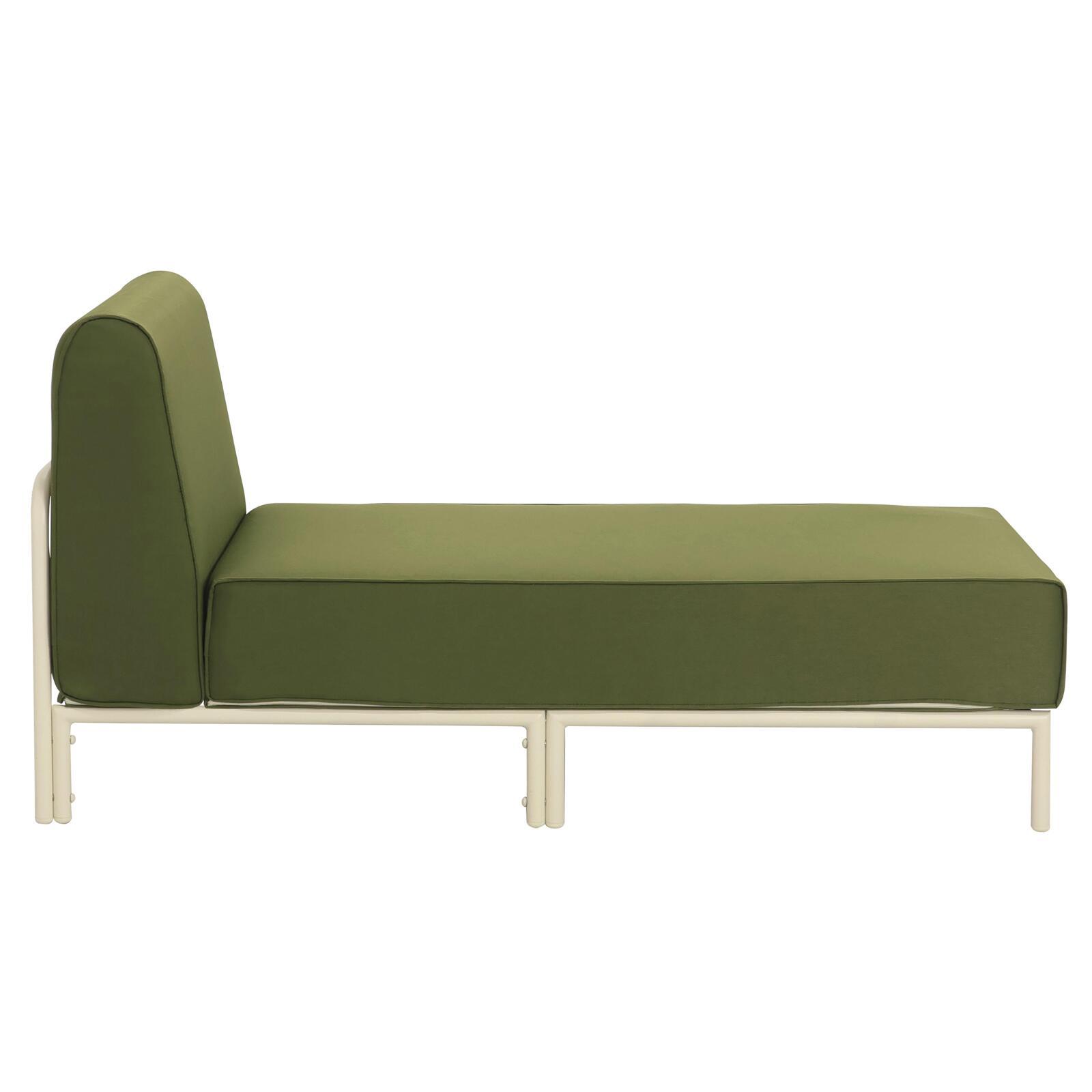 Chaiselongue für ein modulares Outdoor-Sofa