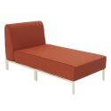 Chaiselongue für ein modulares Outdoor-Sofa