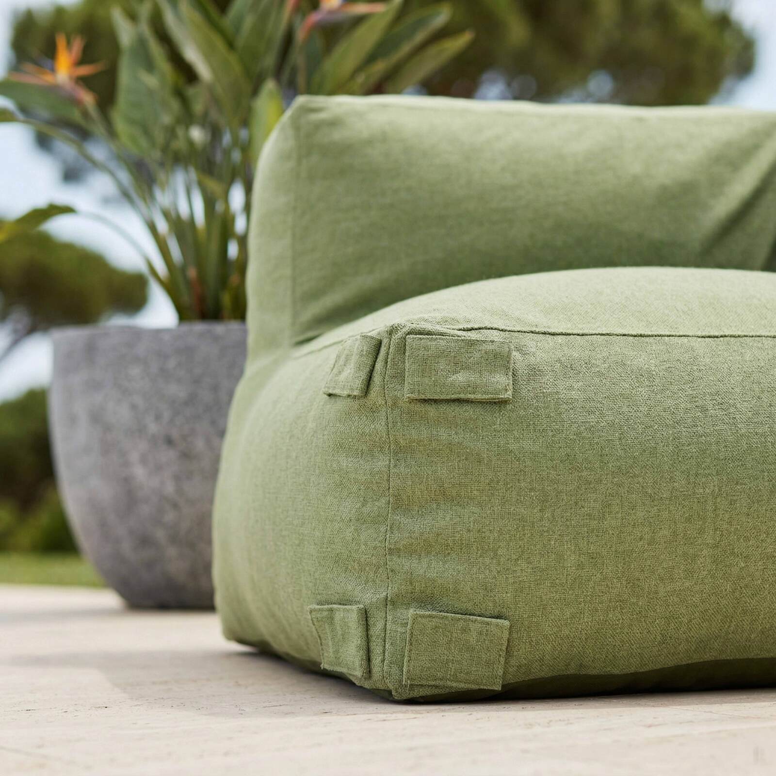 Ecksessel für modulare Outdoor-Sofa