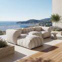 Ecksessel für modulare Outdoor-Sofa