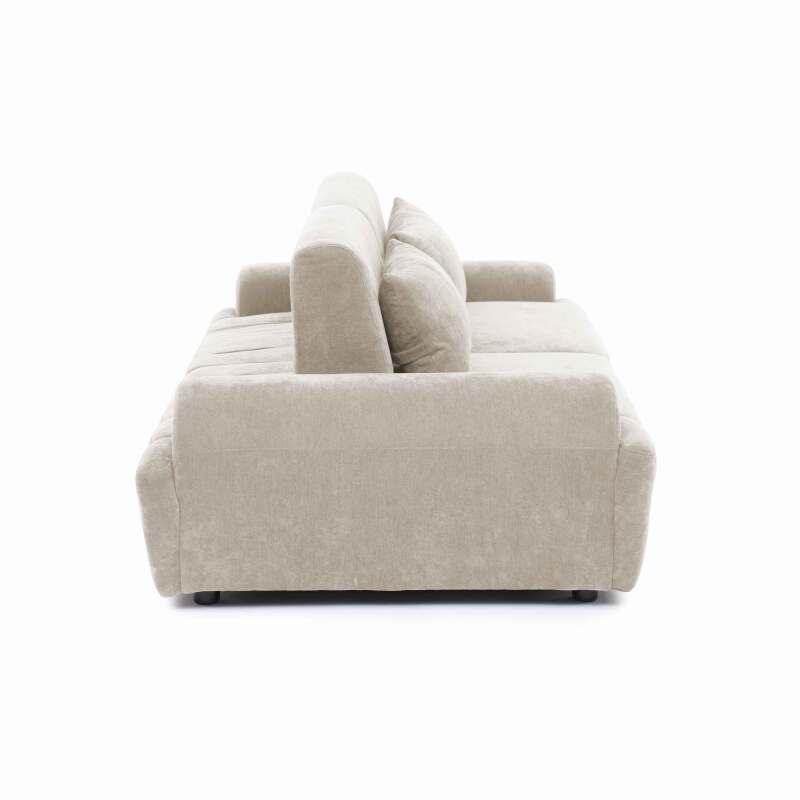 Modulares Sofa 2-Sitzer aus Stoff mit Kissen