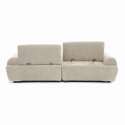 Modulares Sofa 2-Sitzer aus Stoff mit Kissen