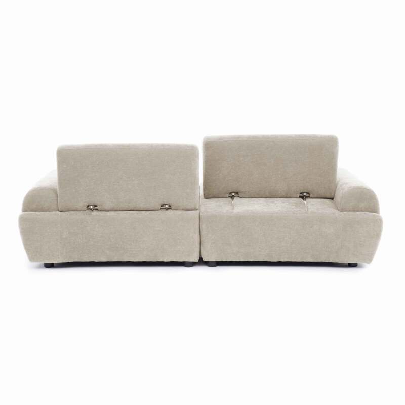 Modulares Sofa 2-Sitzer aus Stoff mit Kissen (6/8)