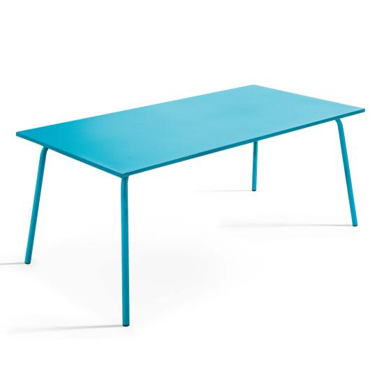 Gartentisch (180 x 90 x 72 cm) im Design aus Metall