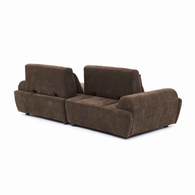Modulares Sofa 2-Sitzer aus Stoff mit Kissen (6/8)