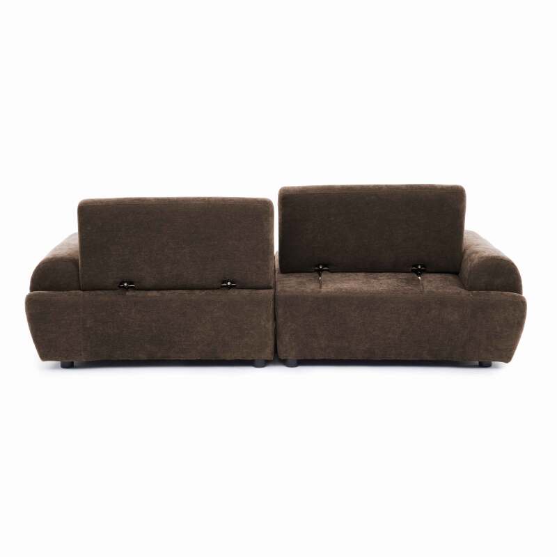 Modulares Sofa 2-Sitzer aus Stoff mit Kissen (7/8)