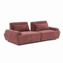 Modulares Sofa 2-Sitzer aus Stoff mit Kissen