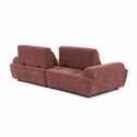 Modulares Sofa 2-Sitzer aus Stoff mit Kissen