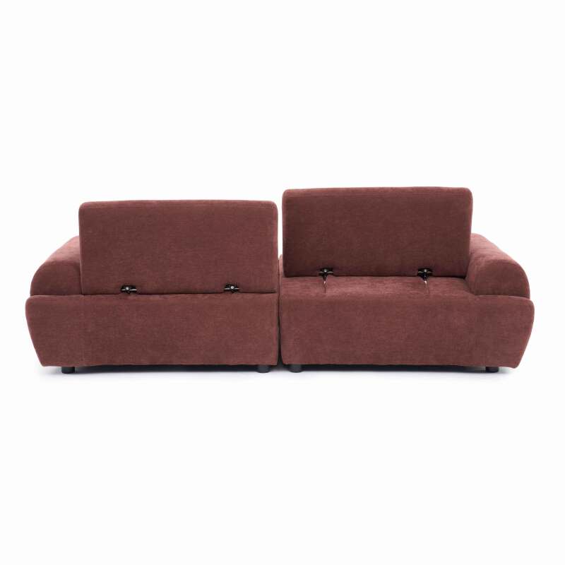 Modulares Sofa 2-Sitzer aus Stoff mit Kissen (6/9)
