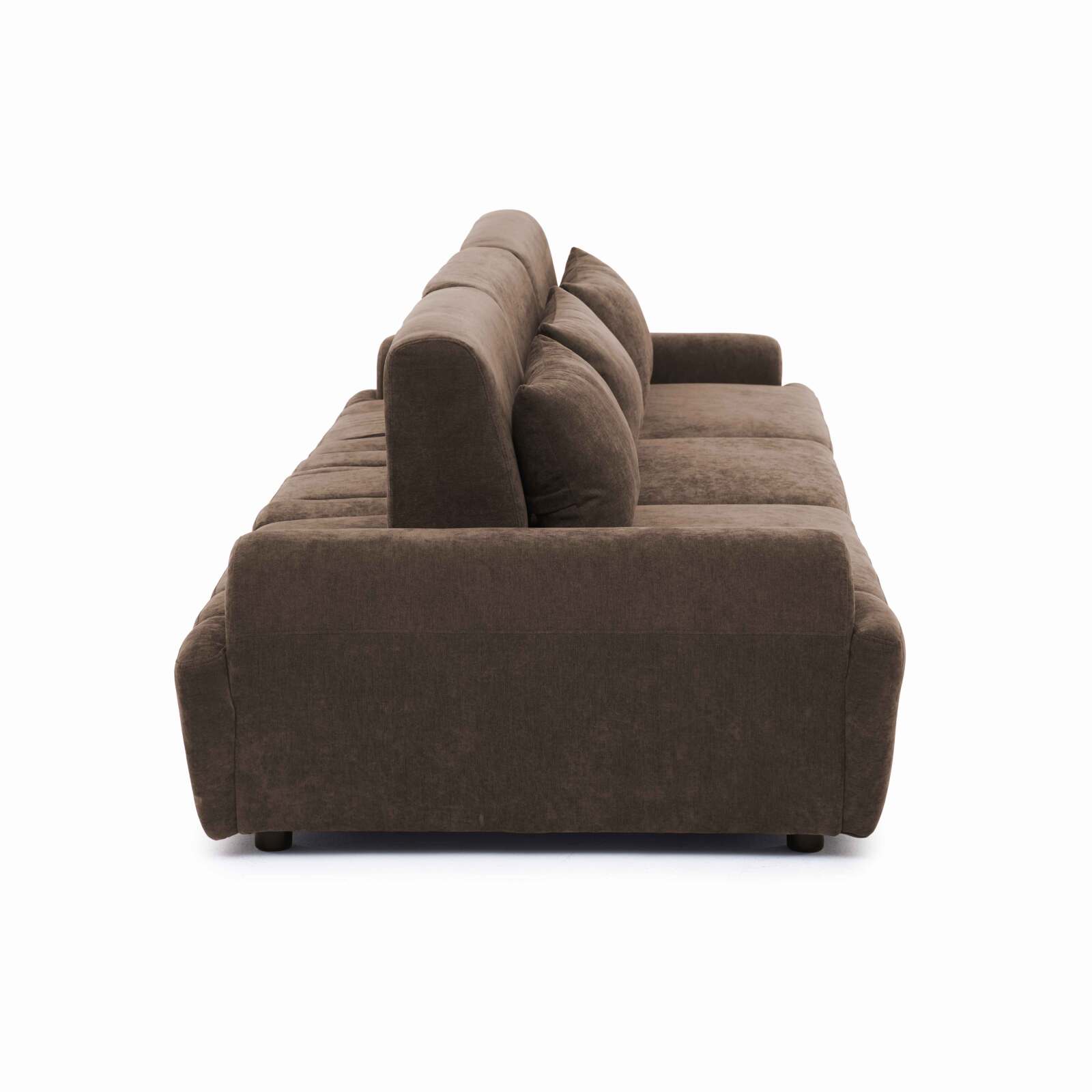 Modulares Sofa 3-Sitzer aus Stoff mit Kissen