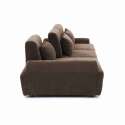 Modulares Sofa 3-Sitzer aus Stoff mit Kissen