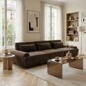 Modulares Sofa 3-Sitzer aus Stoff mit Kissen