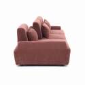 Modulares Sofa 3-Sitzer aus Stoff mit Kissen