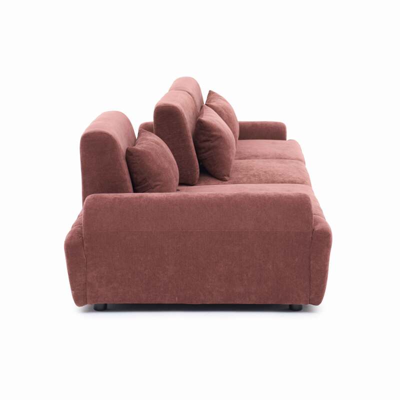 Modulares Sofa 3-Sitzer aus Stoff mit Kissen (5/8)