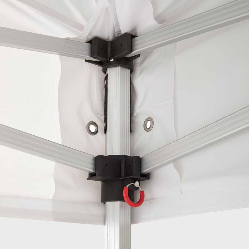 Aluminium Faltpavillon 3x3m 300g/m² 40mm + 4 Gewichtsplatten