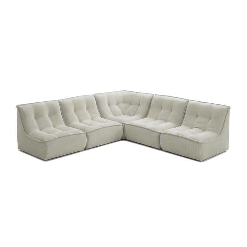 Modulares Sofa 3-Sitzer aus Cord Stoff