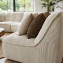 Modulares Sofa 3-Sitzer aus Cord Stoff