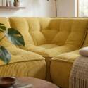 Modulares Sofa 3-Sitzer aus Cord Stoff