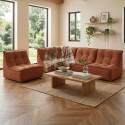Modulares Sofa 3-Sitzer aus Cord Stoff