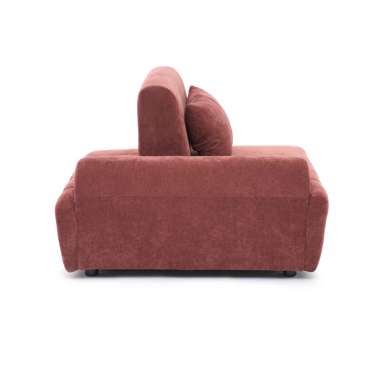 Rechter Sessel für modulares Sofa aus stoff mit Kissen