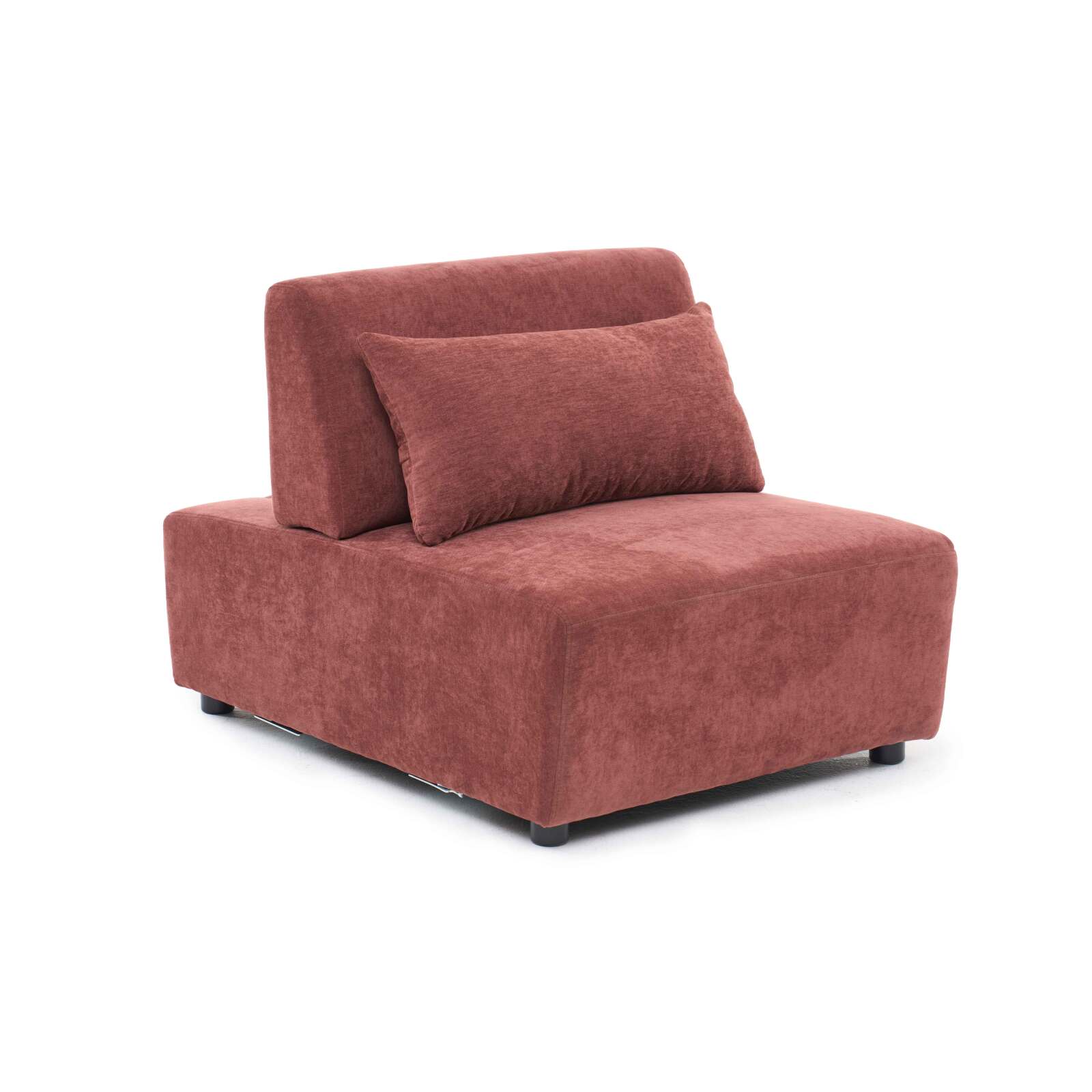 Sessel aus Stoff für modulares Sofa mit Kissen