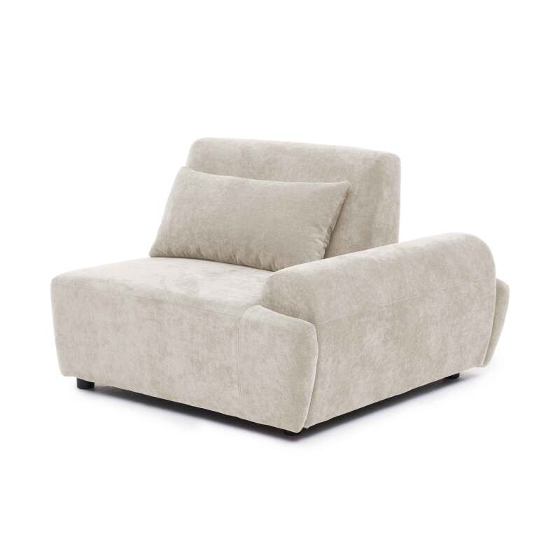 Linker Sessel für modulares sofa aus stoff mit Kissen (4/8)