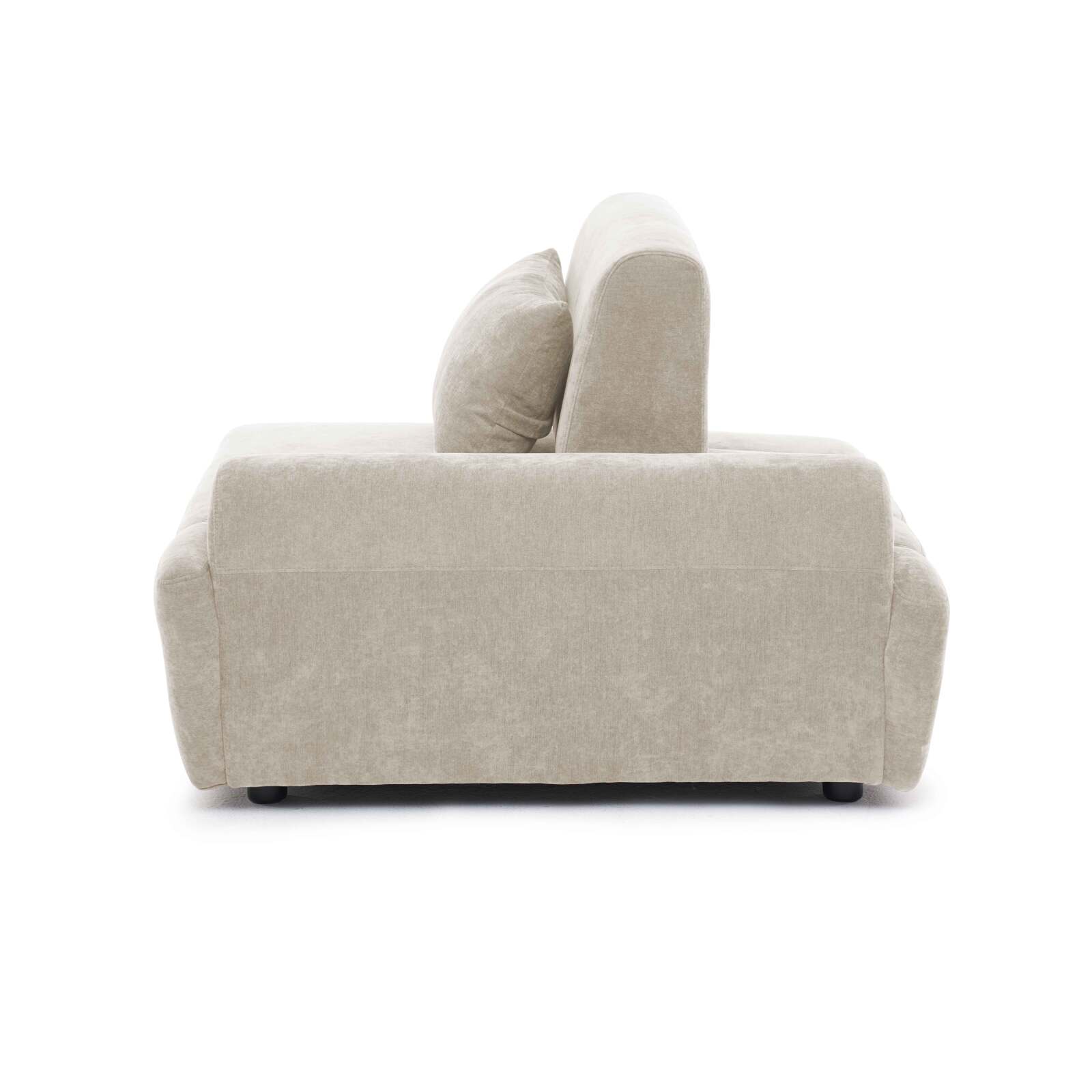 Linker Sessel für modulares sofa aus stoff mit Kissen