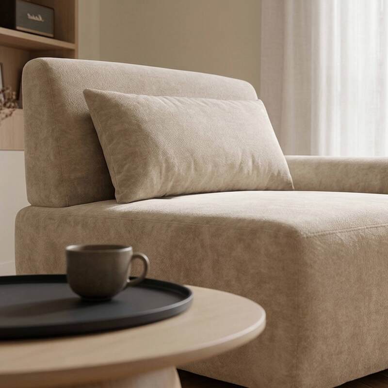 Linker Sessel für modulares sofa aus stoff mit Kissen (2/8)