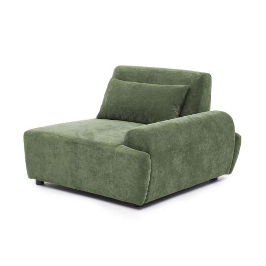 Linker Sessel für modulares sofa aus stoff mit Kissen