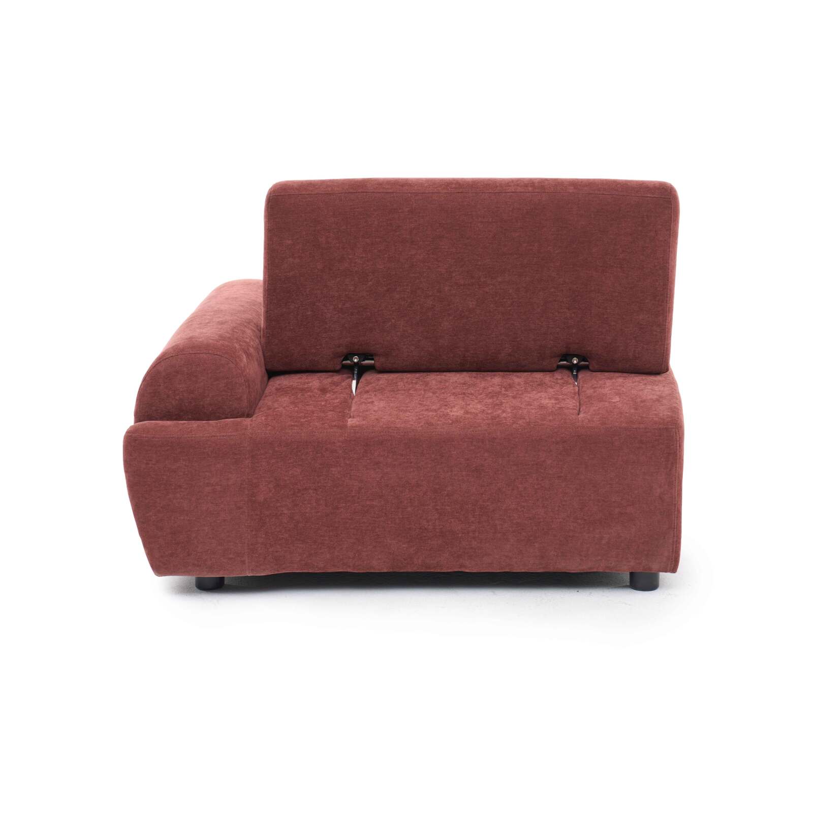 Linker Sessel für modulares sofa aus stoff mit Kissen