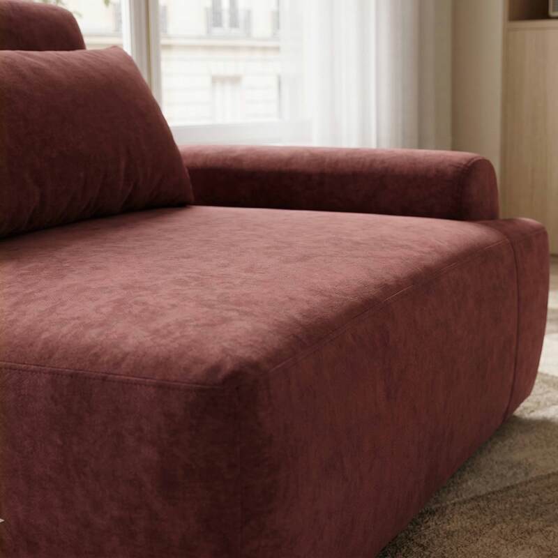 Linker Sessel für modulares sofa aus stoff mit Kissen (2/7)