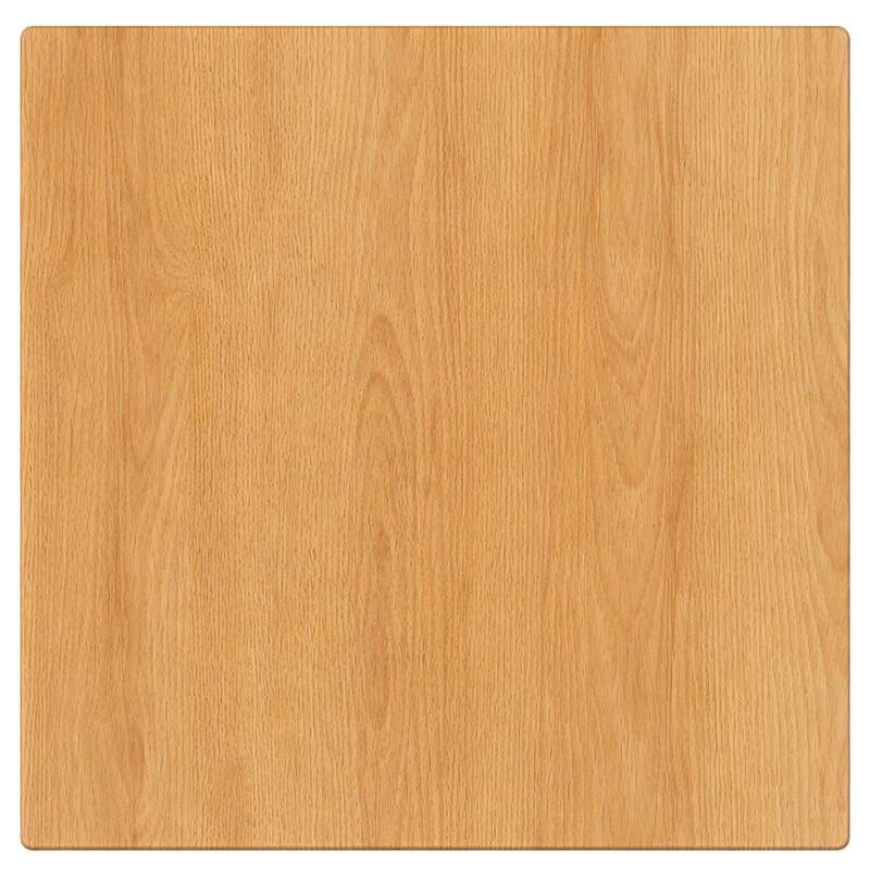 Quadratische Tischplatte aus laminiertem Formholz, 70 x 70 cm (3/6)