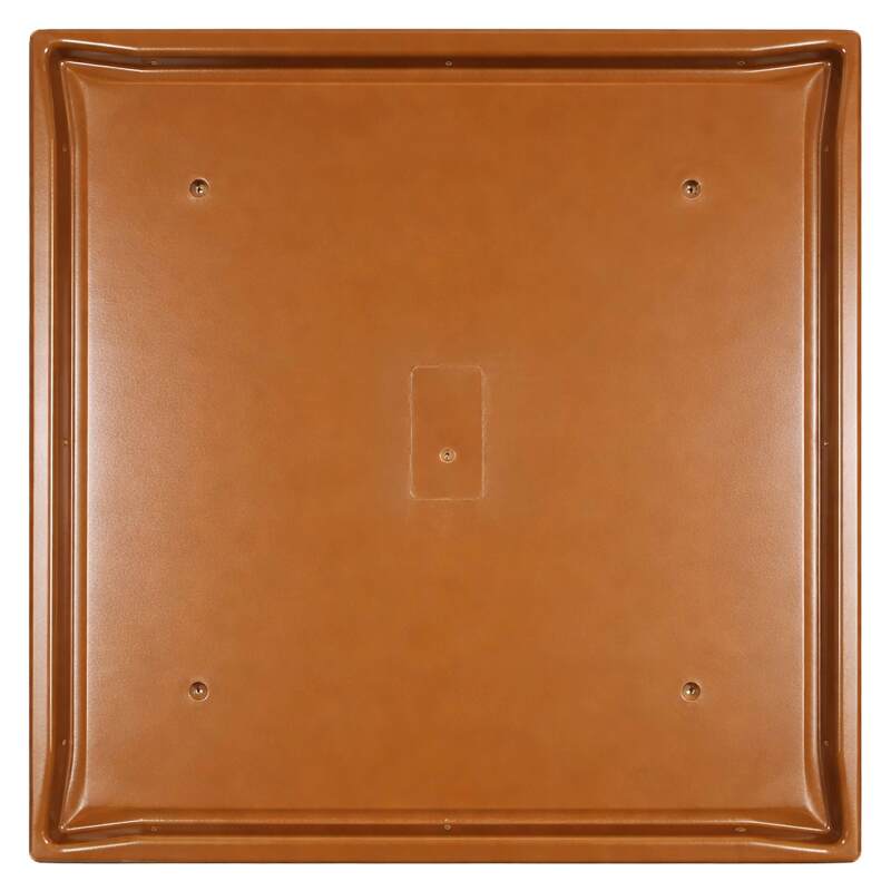 Quadratische Tischplatte aus laminiertem Formholz, 70 x 70 cm (4/6)
