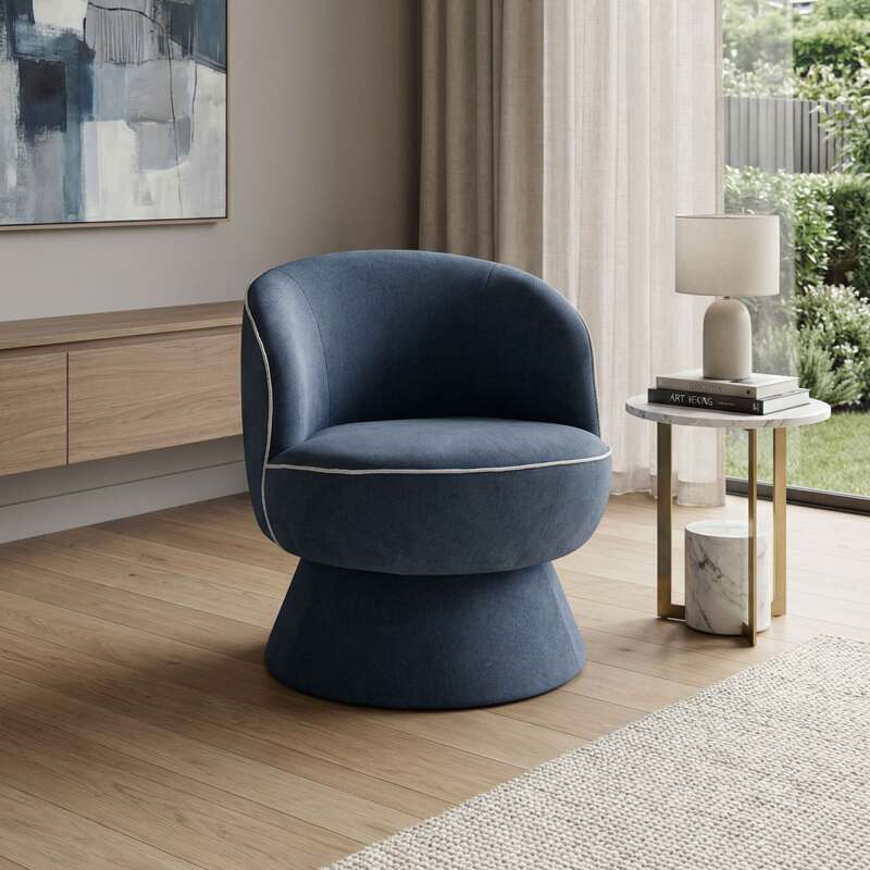 Sessel drehbar aus Stoff