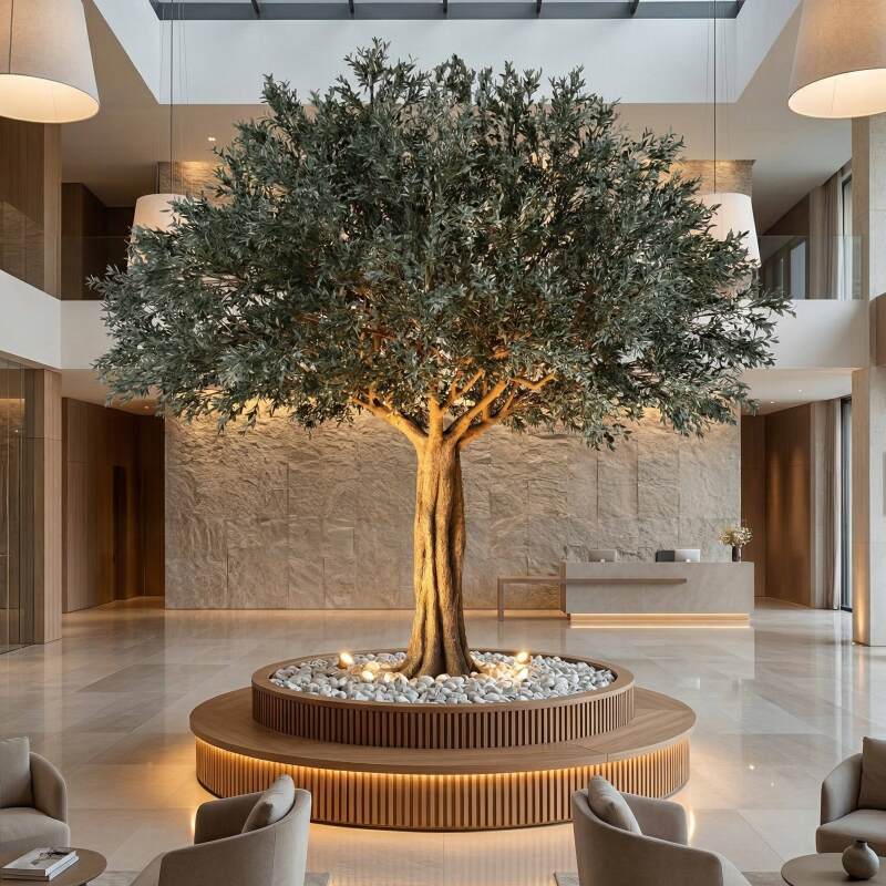 Künstlicher Olivenbaum , Höhe 360 cm - Lifestyle