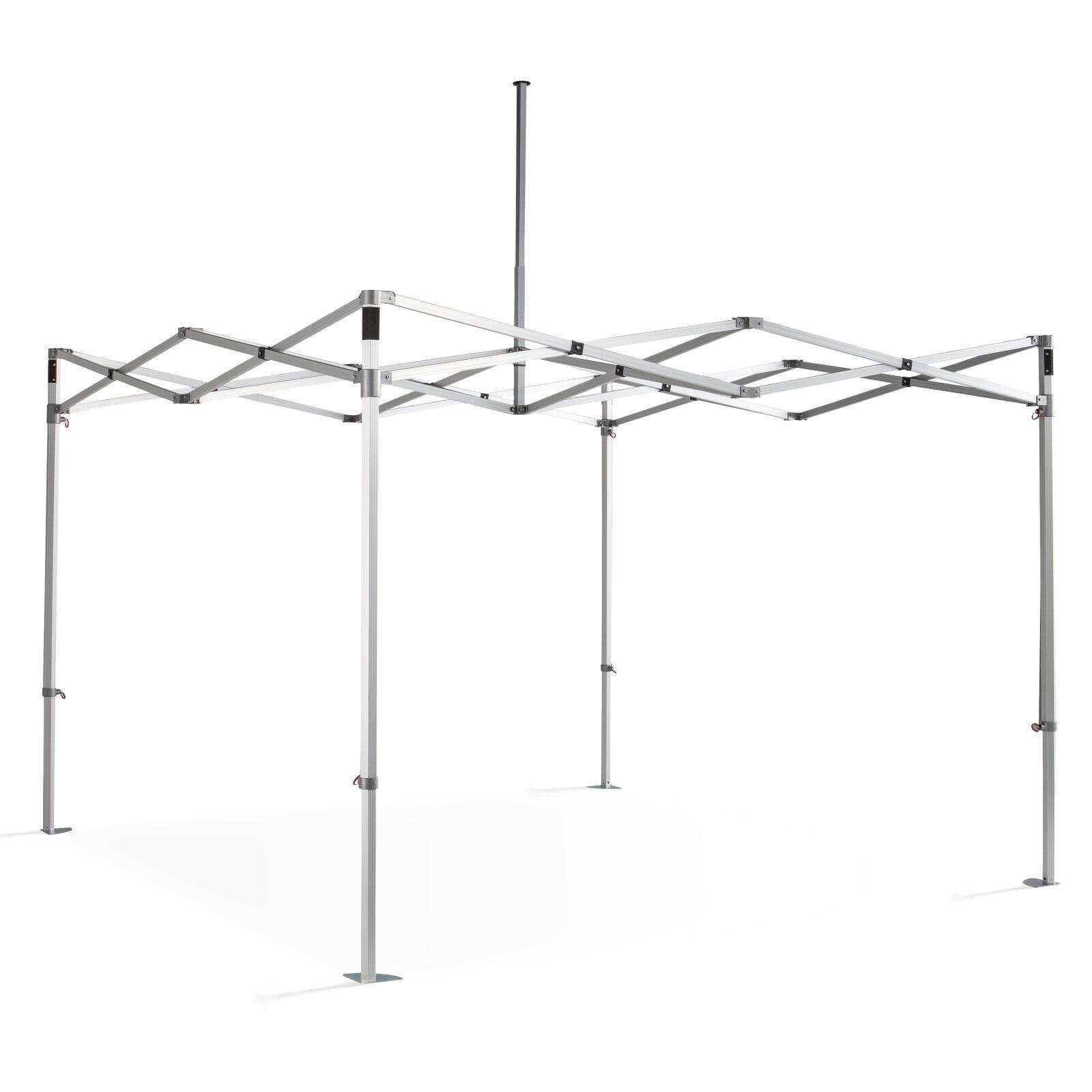 Weißen Aluminium Faltpavillon 4x4m 480g/m² 50mm