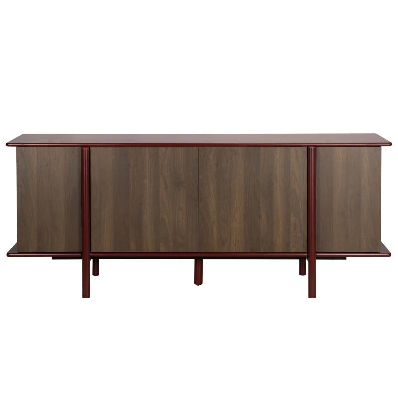 Sideboard in Holzoptik, 4 Türen, 180 cm (4/7)