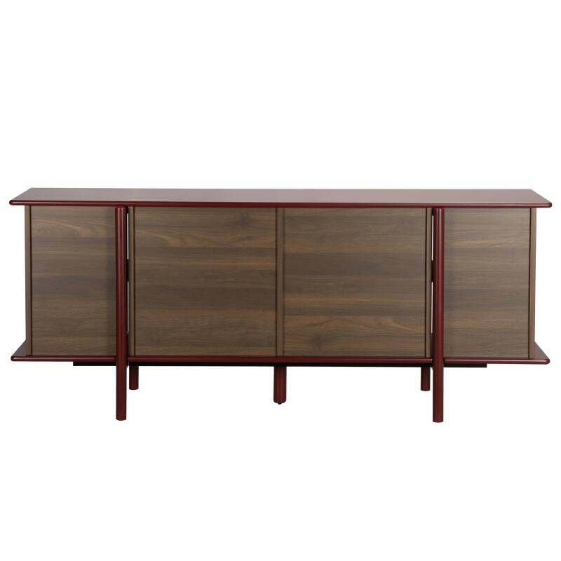 Sideboard in Holzoptik, 4 Türen, 180 cm (6/7)
