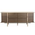 Sideboard in Holzoptik, 4 Türen, 180 cm