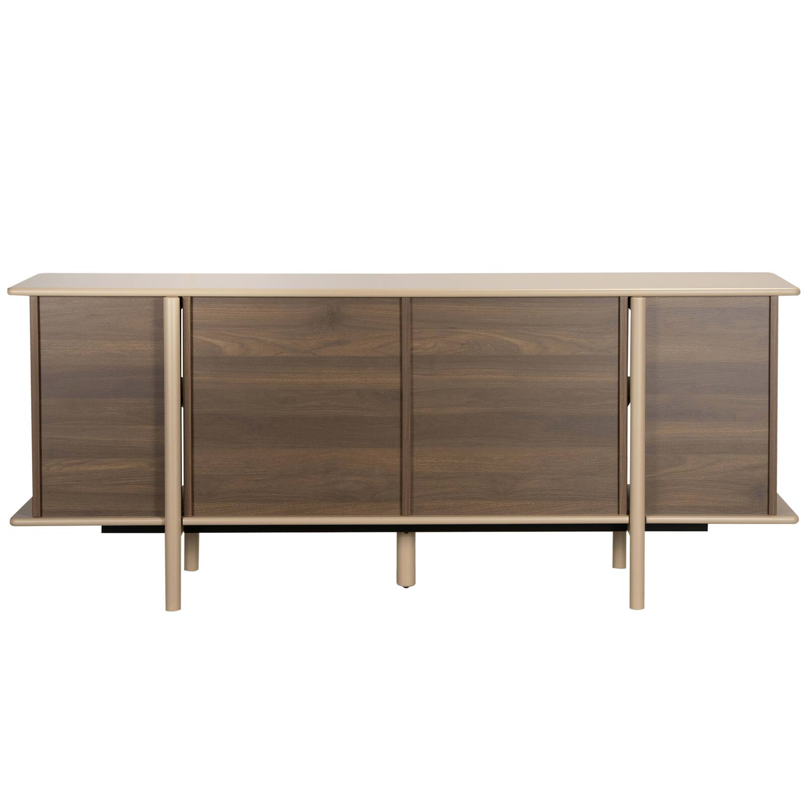Sideboard in Holzoptik, 4 Türen, 180 cm