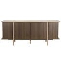 Sideboard in Holzoptik, 4 Türen, 180 cm