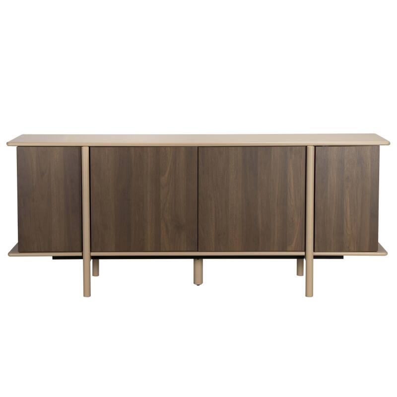 Sideboard in Holzoptik, 4 Türen, 180 cm (4/7)