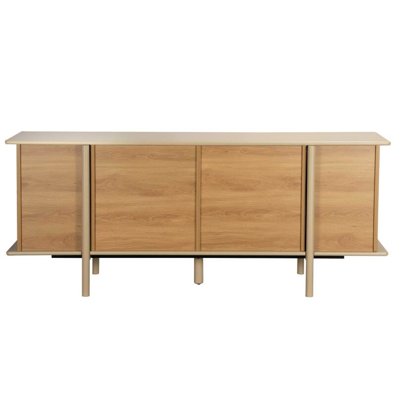 Sideboard in Holzoptik, 4 Türen, 180 cm (6/7)