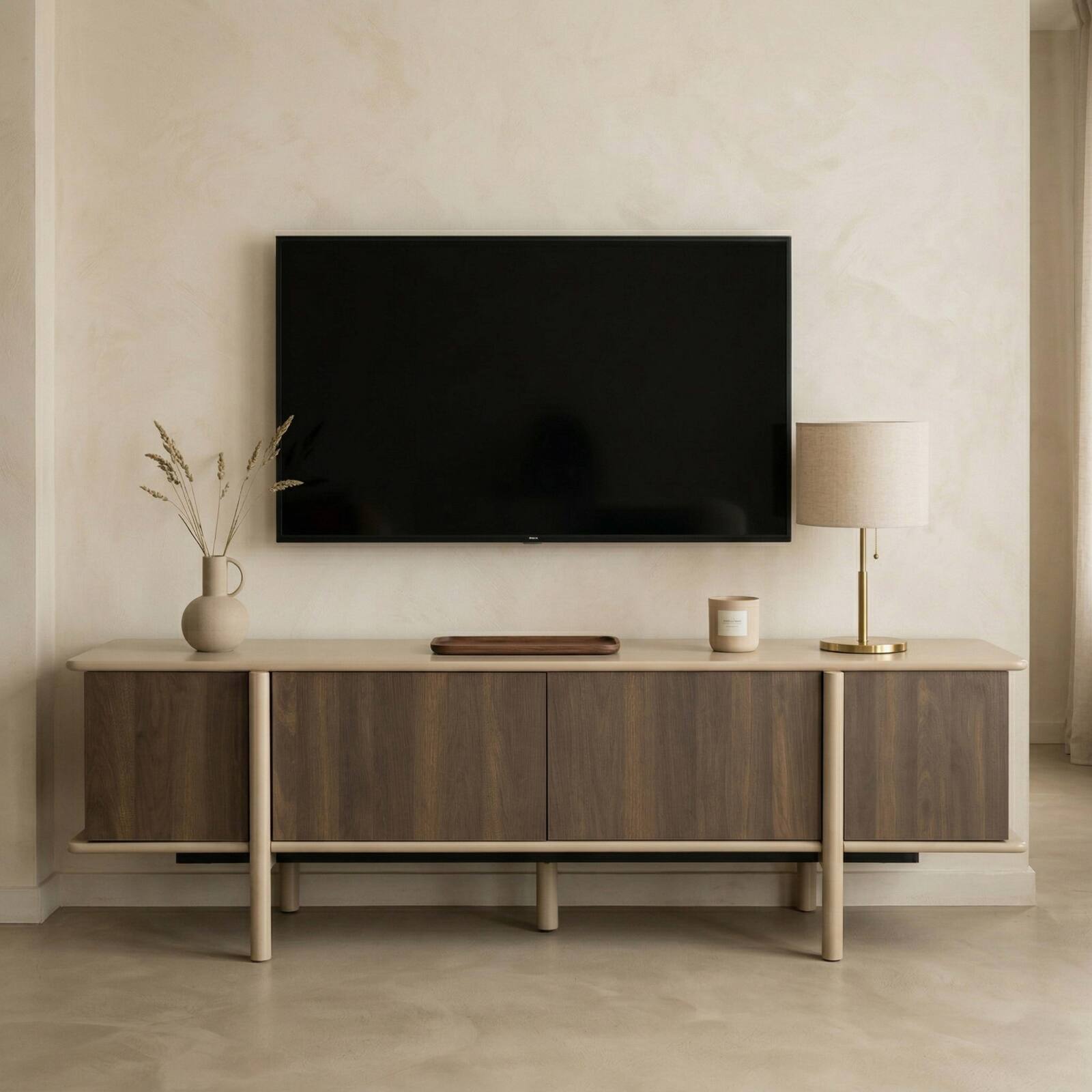 Lowboard in Holzoptik, 180 cm