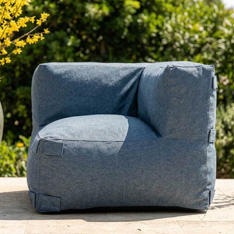 Modulare Gartenmöbel für 2 Personen bestehend aus 2 Ecksesseln (4/7)