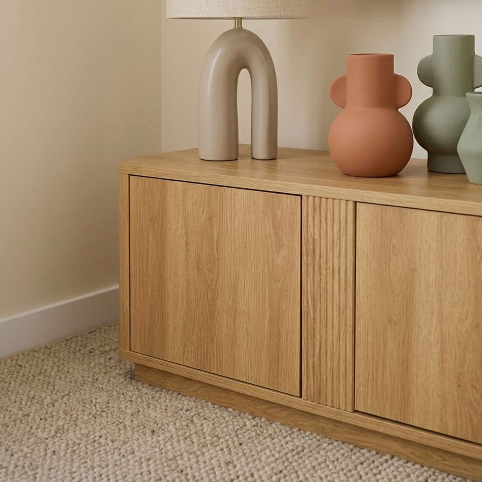 Lowboard in Holzoptik, 150 cm