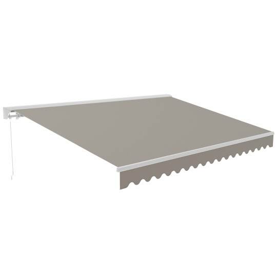 Manuelle Markise mit Halbkassette 3x2,50 m | Oviala